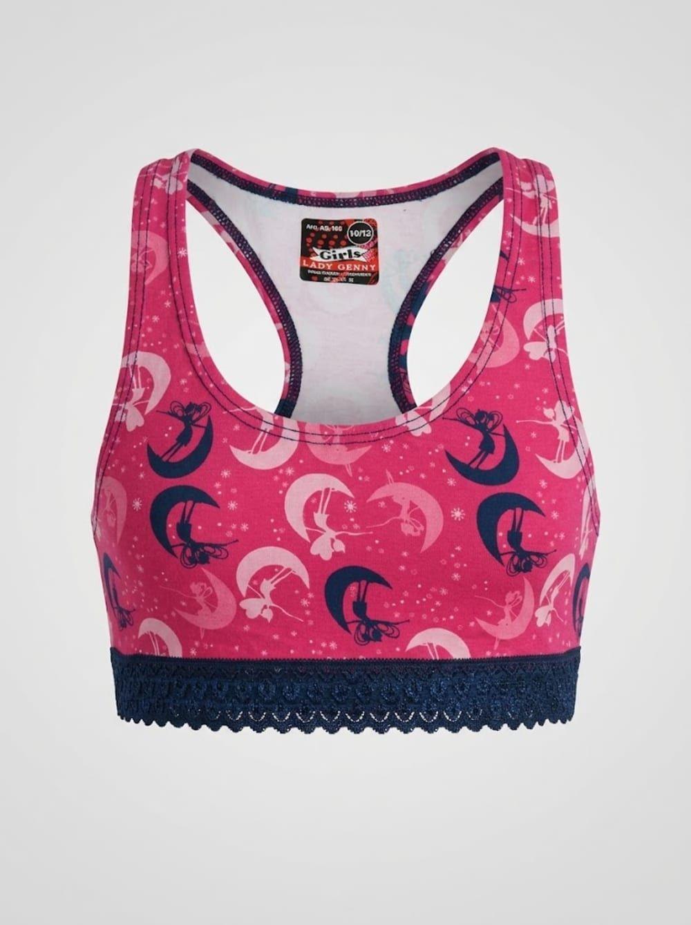 Top de Algodón Estampado con Encaje Niña Lady Genny-0