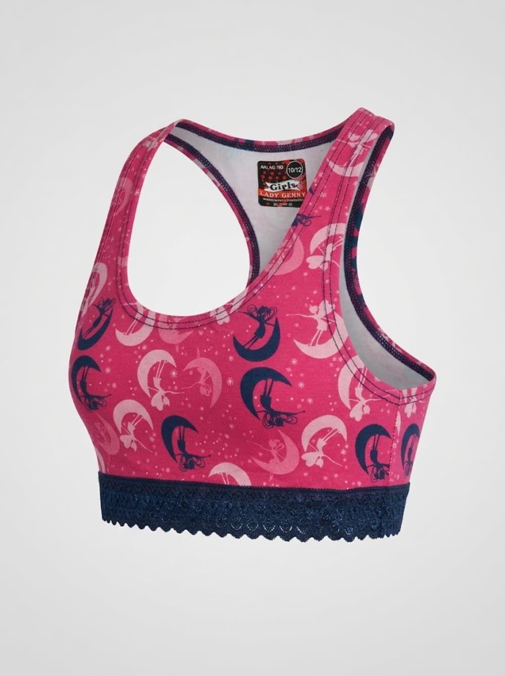 Top de Algodón Estampado con Encaje Niña Lady Genny-2