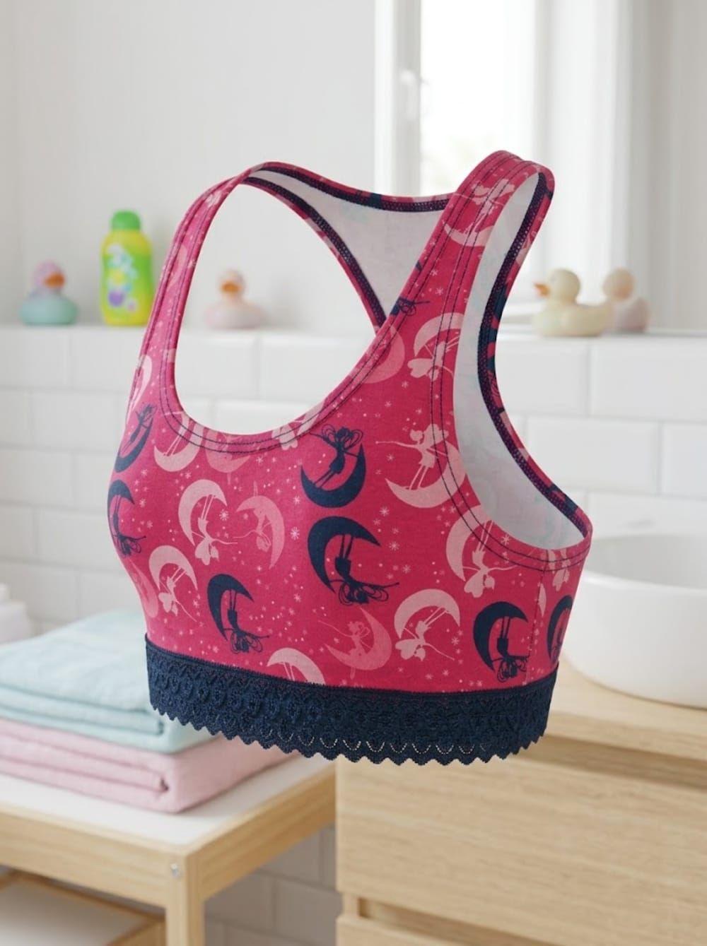 Top de Algodón Estampado con Encaje Niña Lady Genny-6