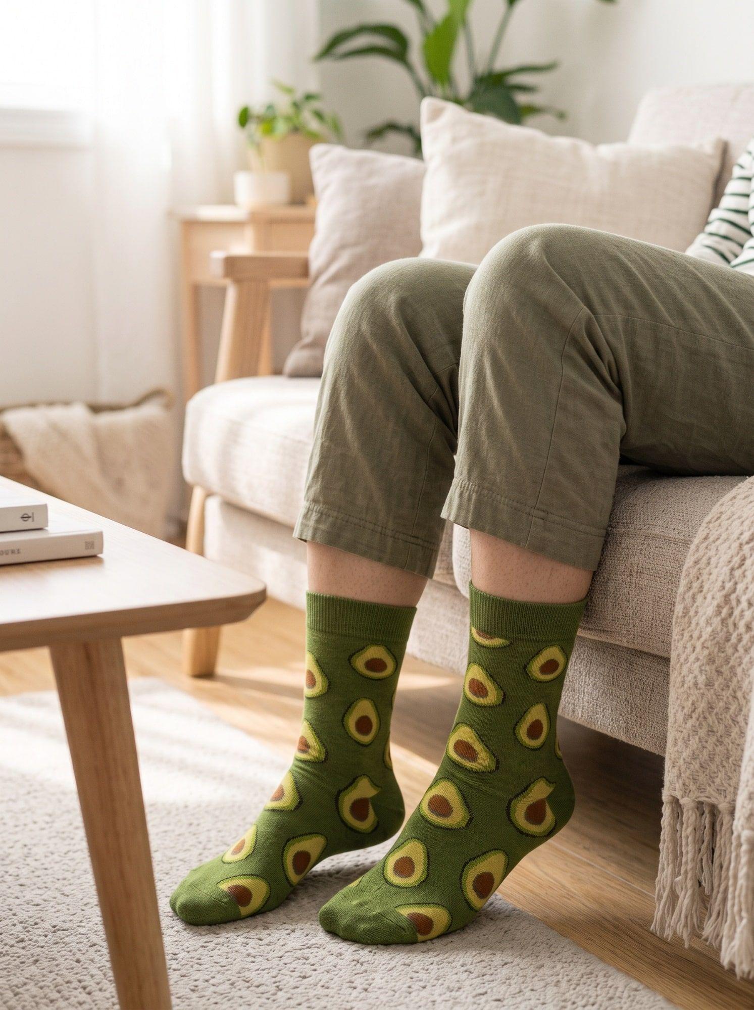 Calcetines SOQUETE Algodon Paltas a la Mitad Unisex Adulto-3