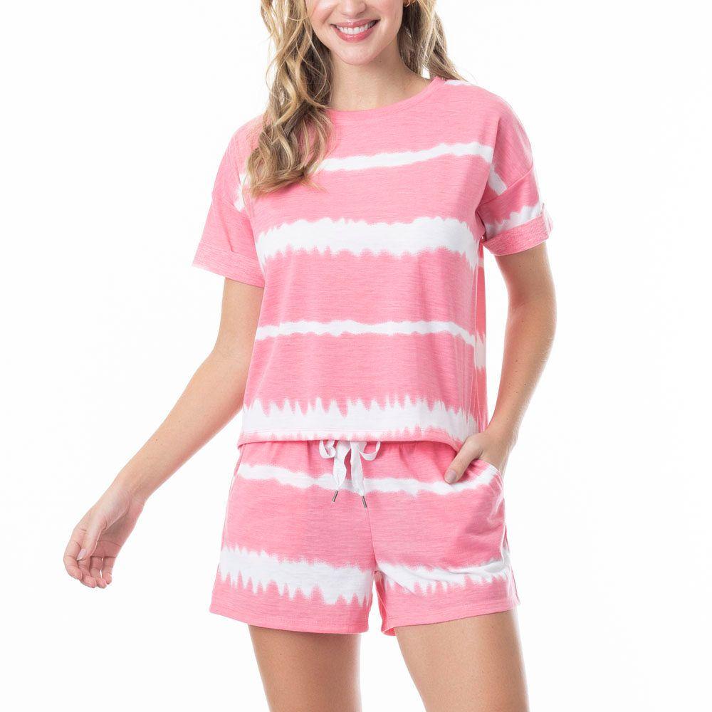 Pijama Veraniego Tie Dye para Mujeres-2