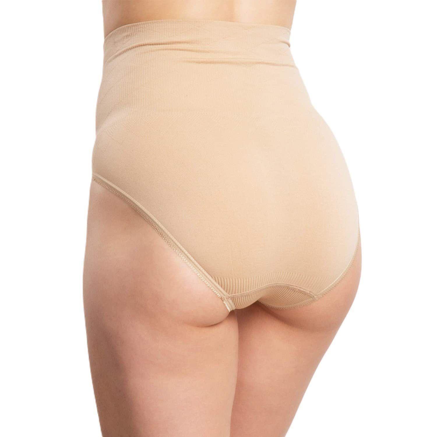 Calzón Faja Tiro Alto Nylon Sin Costura Mujer LADY GENNY-1