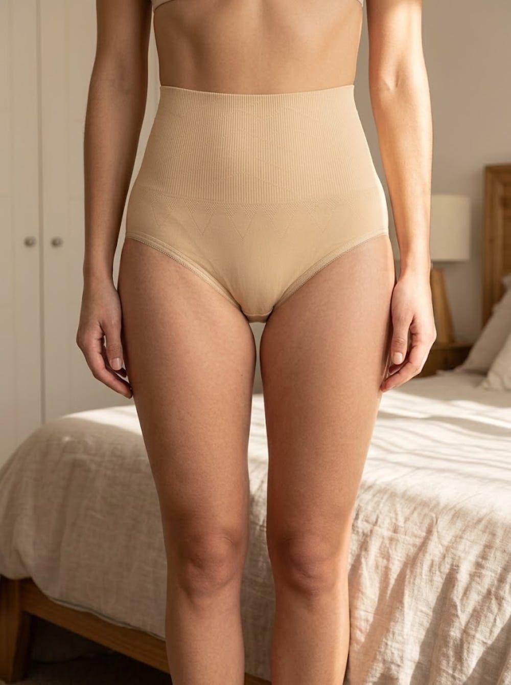Calzón Faja Tiro Alto Nylon Sin Costura Mujer LADY GENNY-4