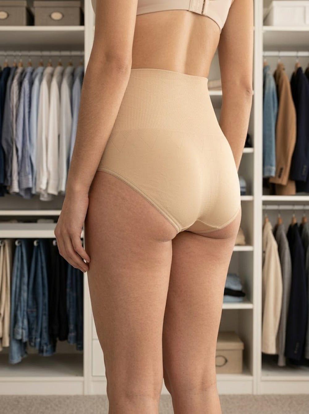Calzón Faja Tiro Alto Nylon Sin Costura Mujer LADY GENNY-7