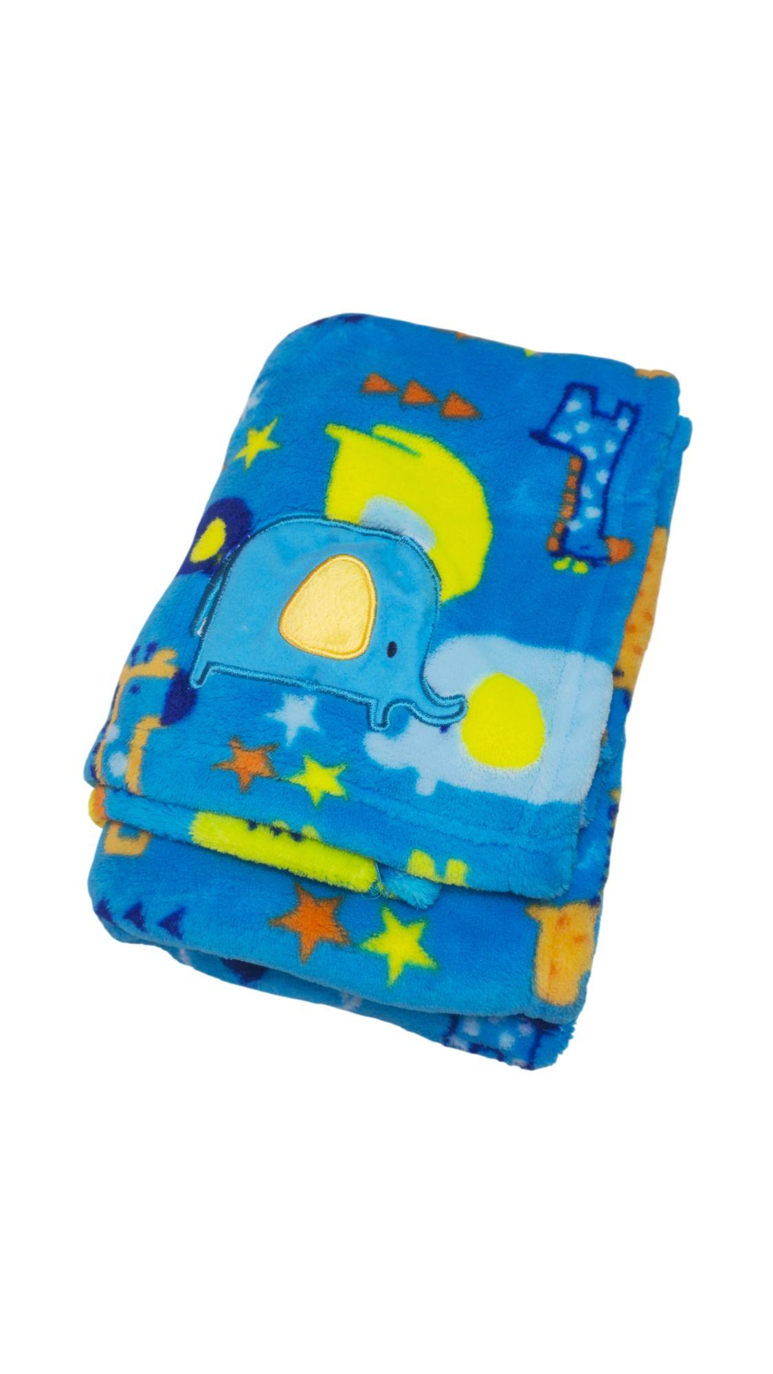 Manta Extra Suave Niño PUMUCKI Azul | Máximo Confort Bebés-3