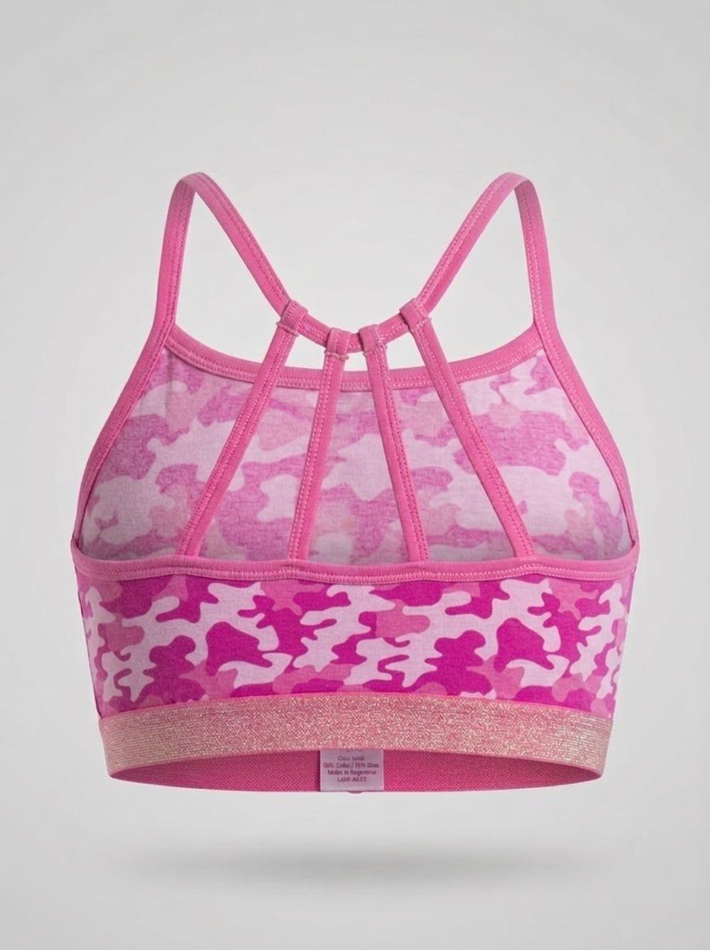 Top Algodon Estampado LADY GENNY Elastico con glitter  Niña-2