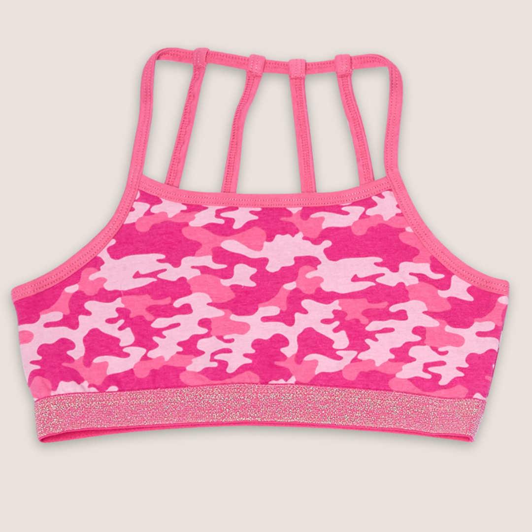 Top Algodon Estampado LADY GENNY Elastico con glitter  Niña-3