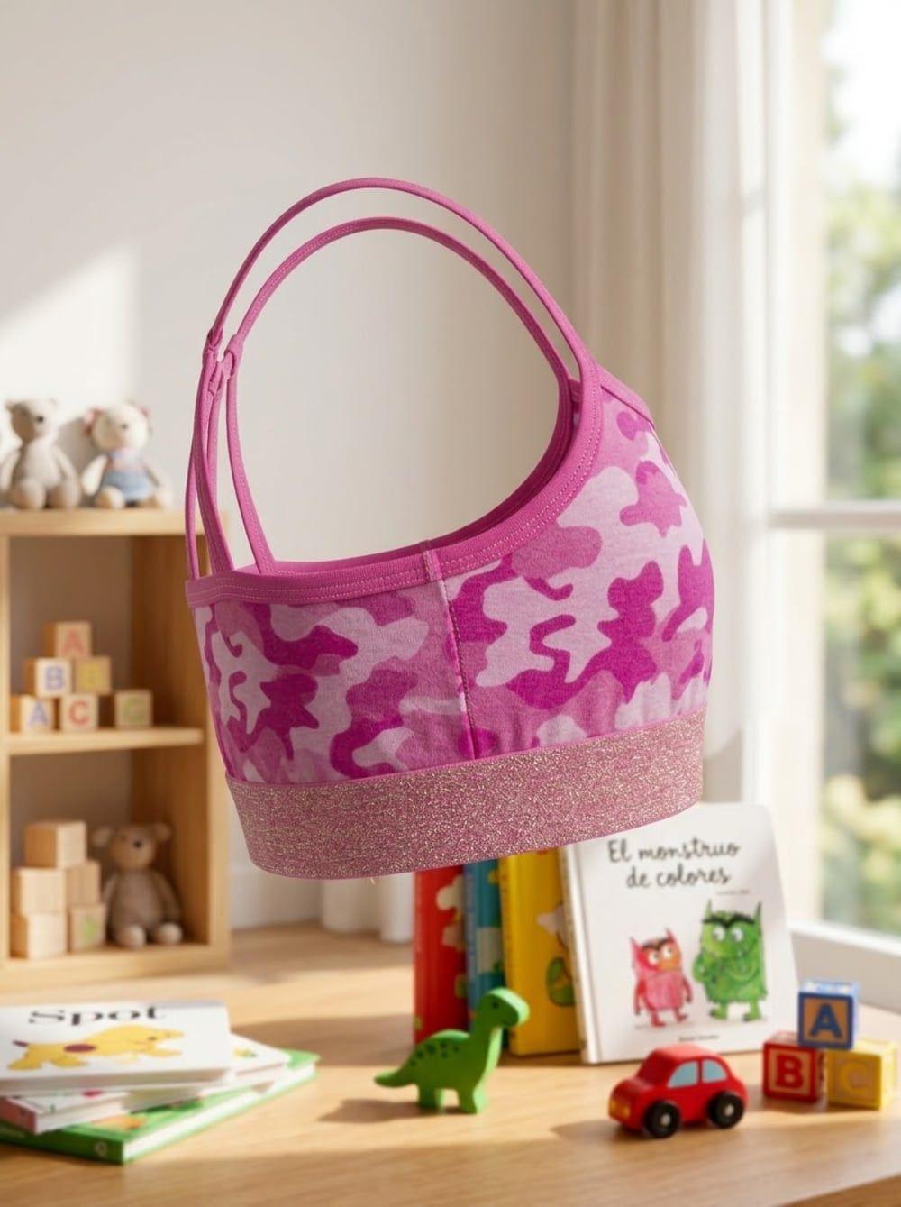 Top Algodon Estampado LADY GENNY Elastico con glitter  Niña-6
