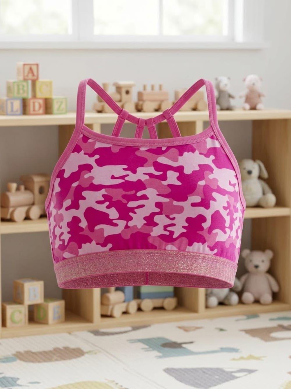 Top Algodon Estampado LADY GENNY Elastico con glitter  Niña-7