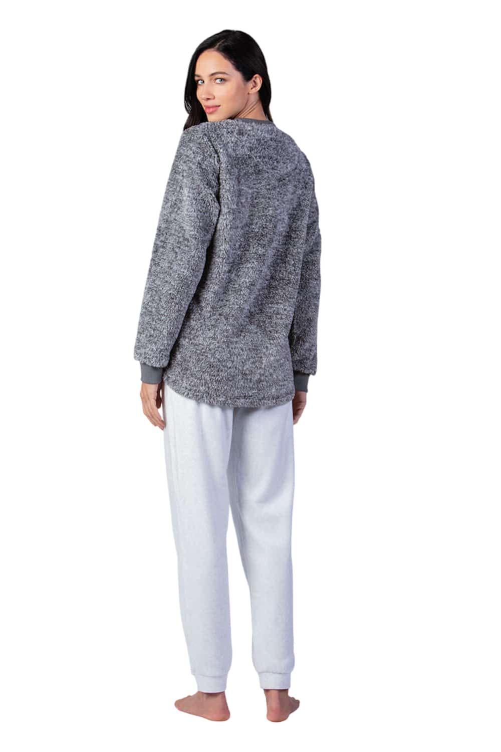 Pijama Polar Peluche Mujer | Suavidad Inigualable-2