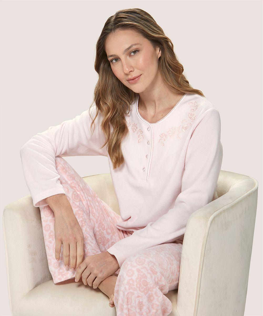 Pijama Micropolar Estampado Lady Genny | Comodidad Total-3