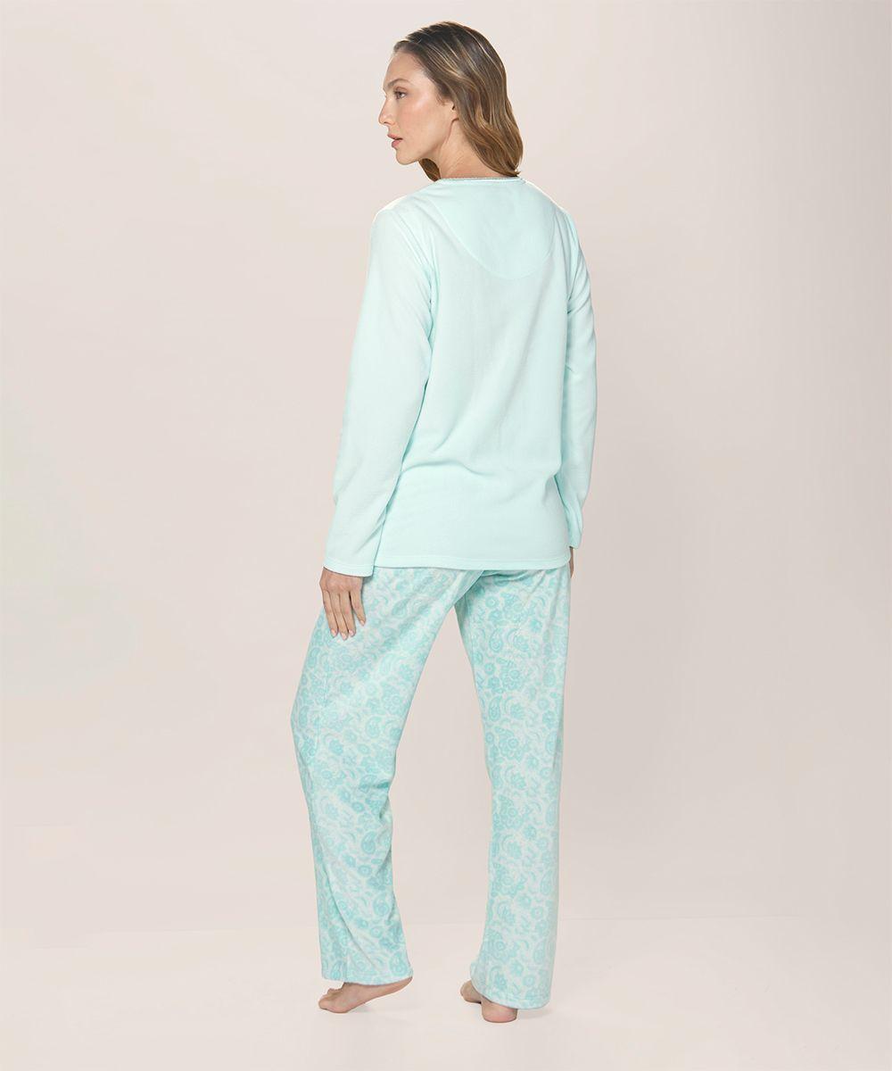 Pijama Micropolar Estampado LADY GENNY | Comodidad Total-2