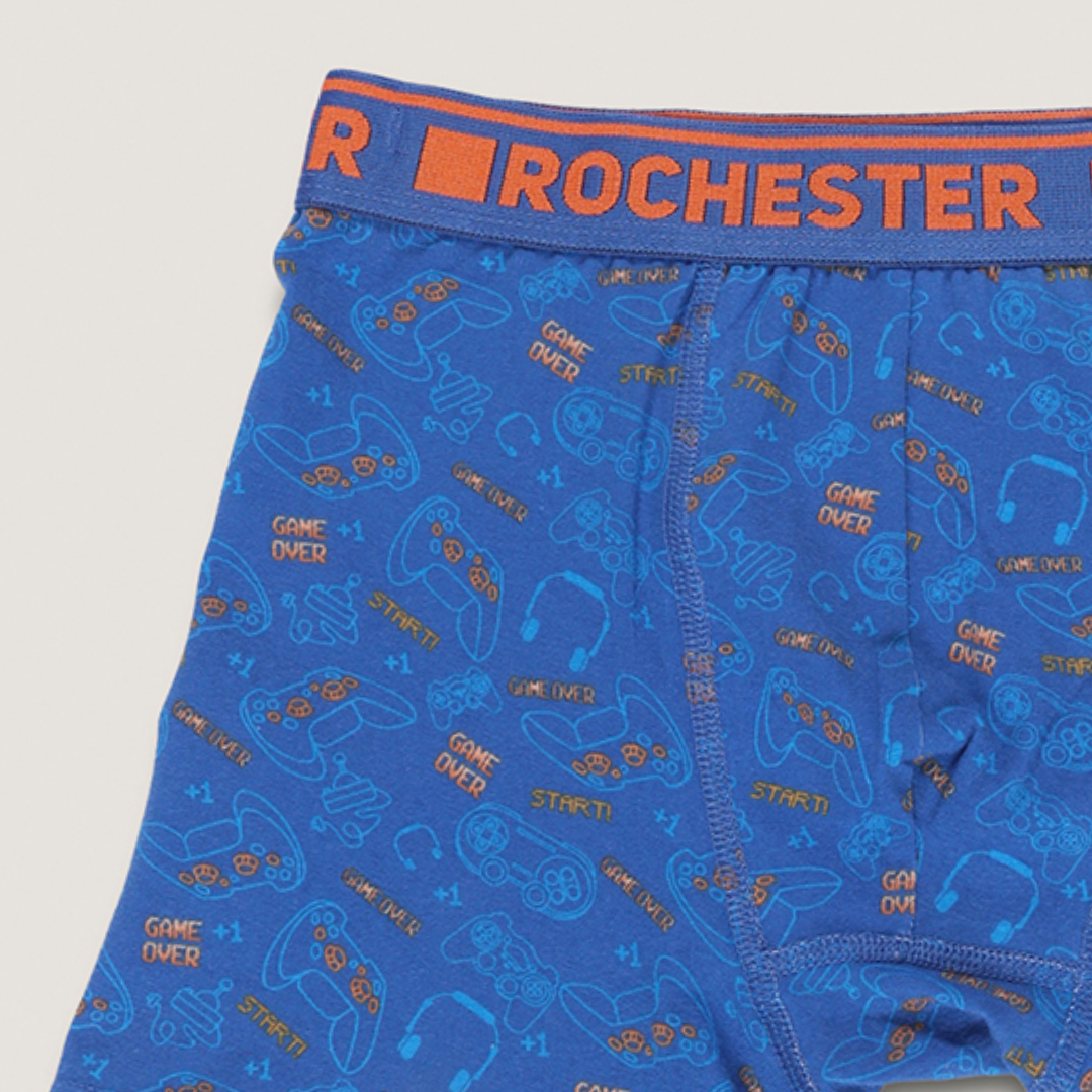 Boxer Cotton Spandex Estampado Gamer | Cómodo Y Divertido-2