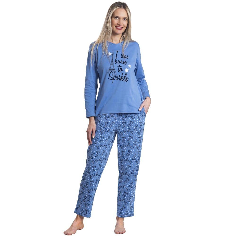 Pijama Largo Con Cuello En V Y Pliegues | Estilo Suave-2