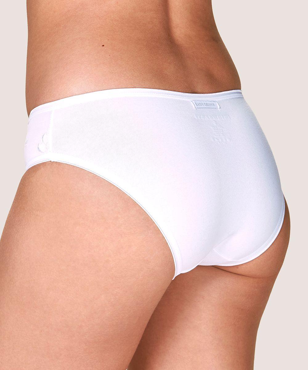 Calzón bikini Algodón flores bordadas Mujer LADY GENNY-1