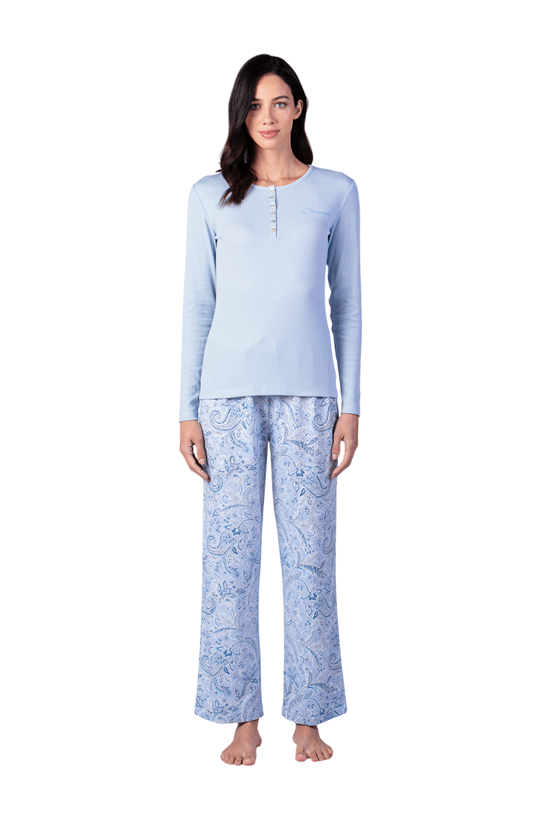 Pijama de invierno Cotton Mujer-0