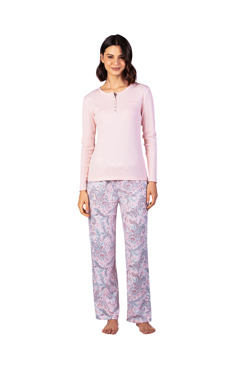 Pijama de invierno Cotton Mujer-0