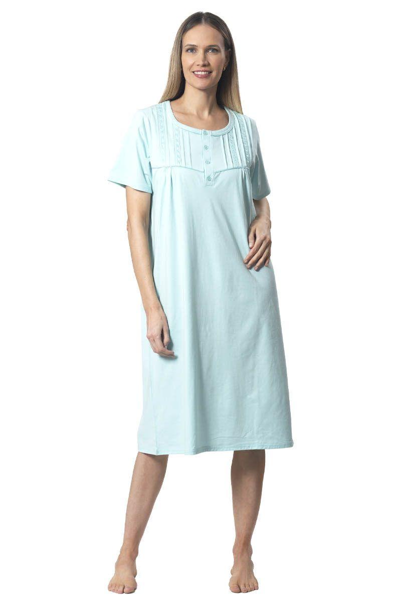 Camisa Algodón Liso Con Alforzas Y Pasacinta-2