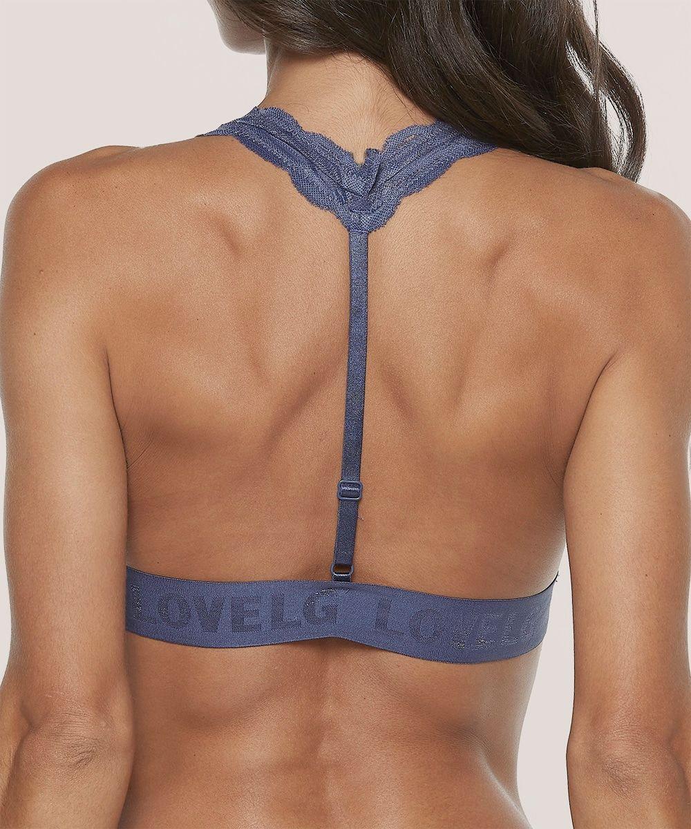 Sostén Bralette Encaje Poliamida Sin Arco Mujer LADY GENNY-2