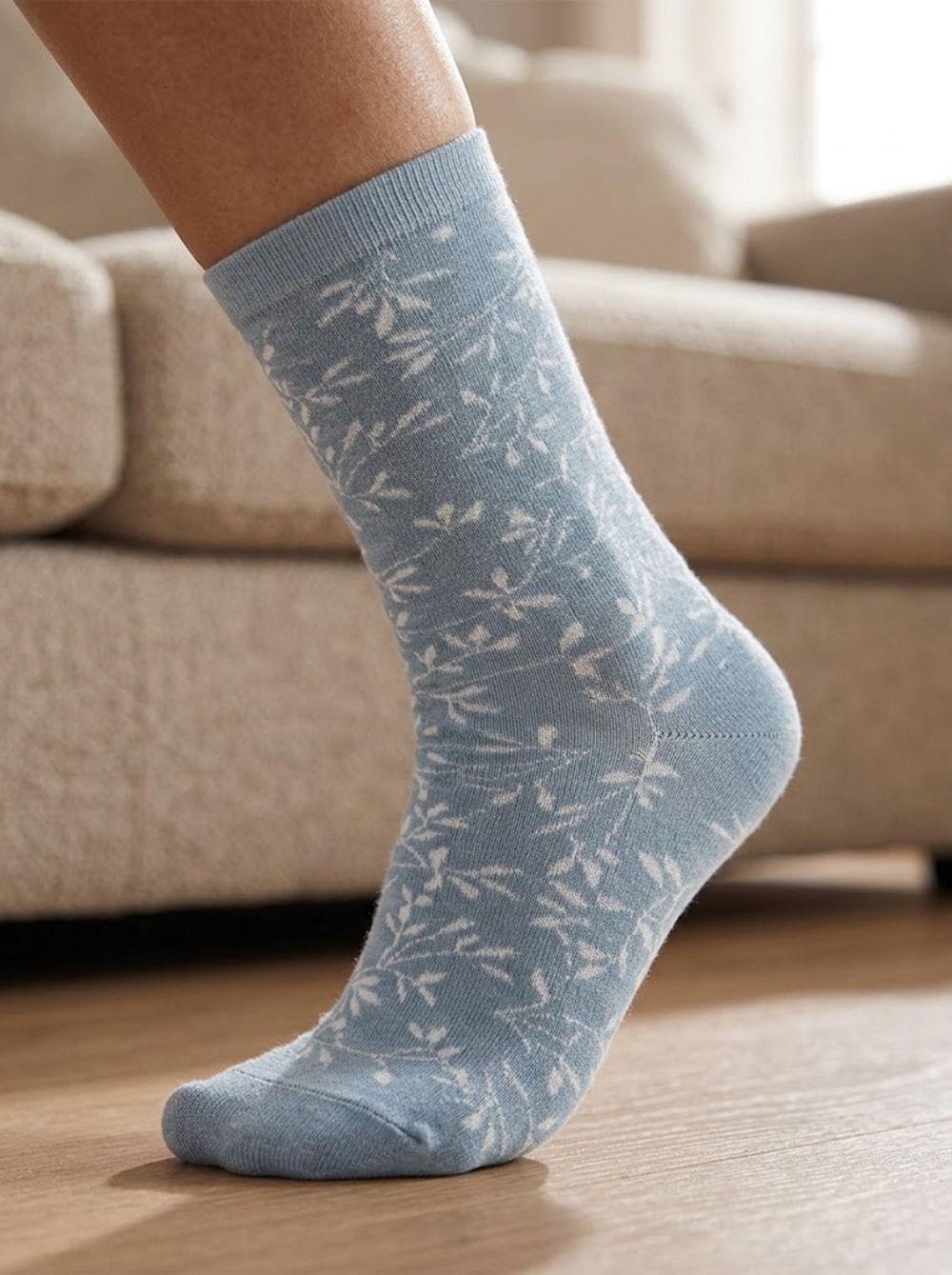Calcetines Sin Costuras Bambu Estampado MUJER LADY GENNY-6