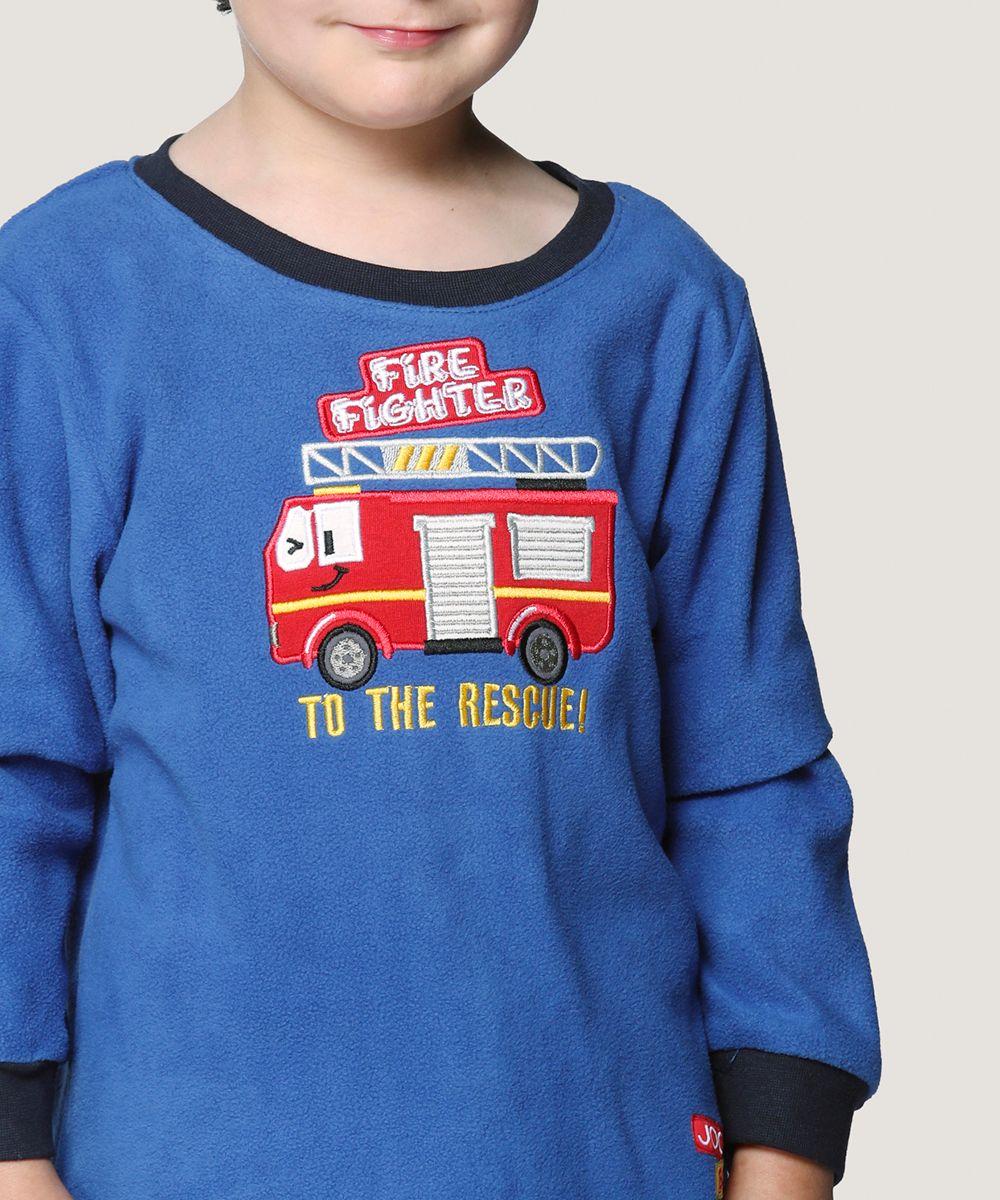 Pijama Micropolar Bomberos Niños | Aventuras Nocturnas-3