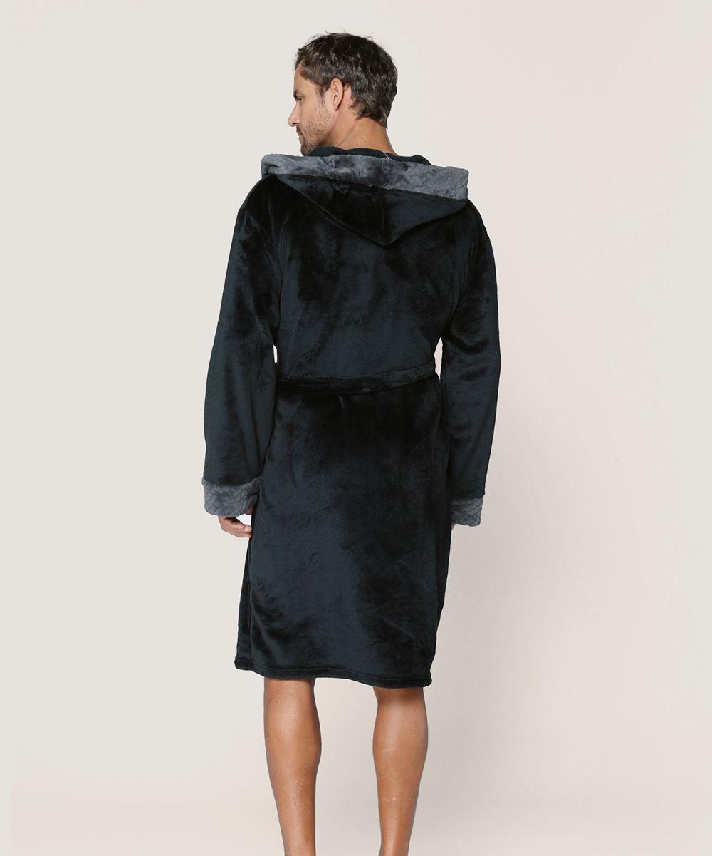 Bata Polar Hombre Con Gorro | Calidez Y Comodidad-2