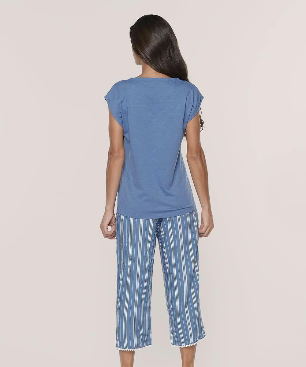 Pijama Verano Mujer Cotton Viscosa | Comodidad Fresca-1