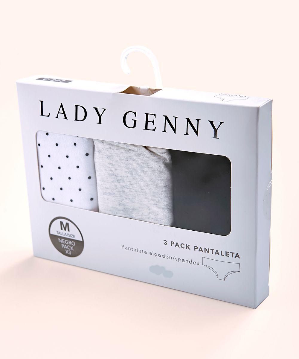 Tripack Pantaleta Mujer Algodón Lady Genny-8