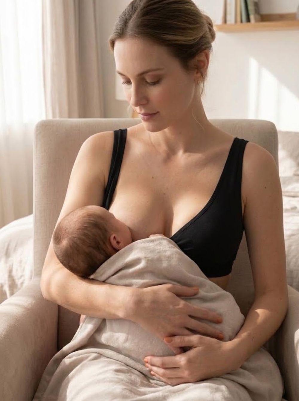 Sosten Maternal Sin Costura Nylon Mujer Lady Genny-5