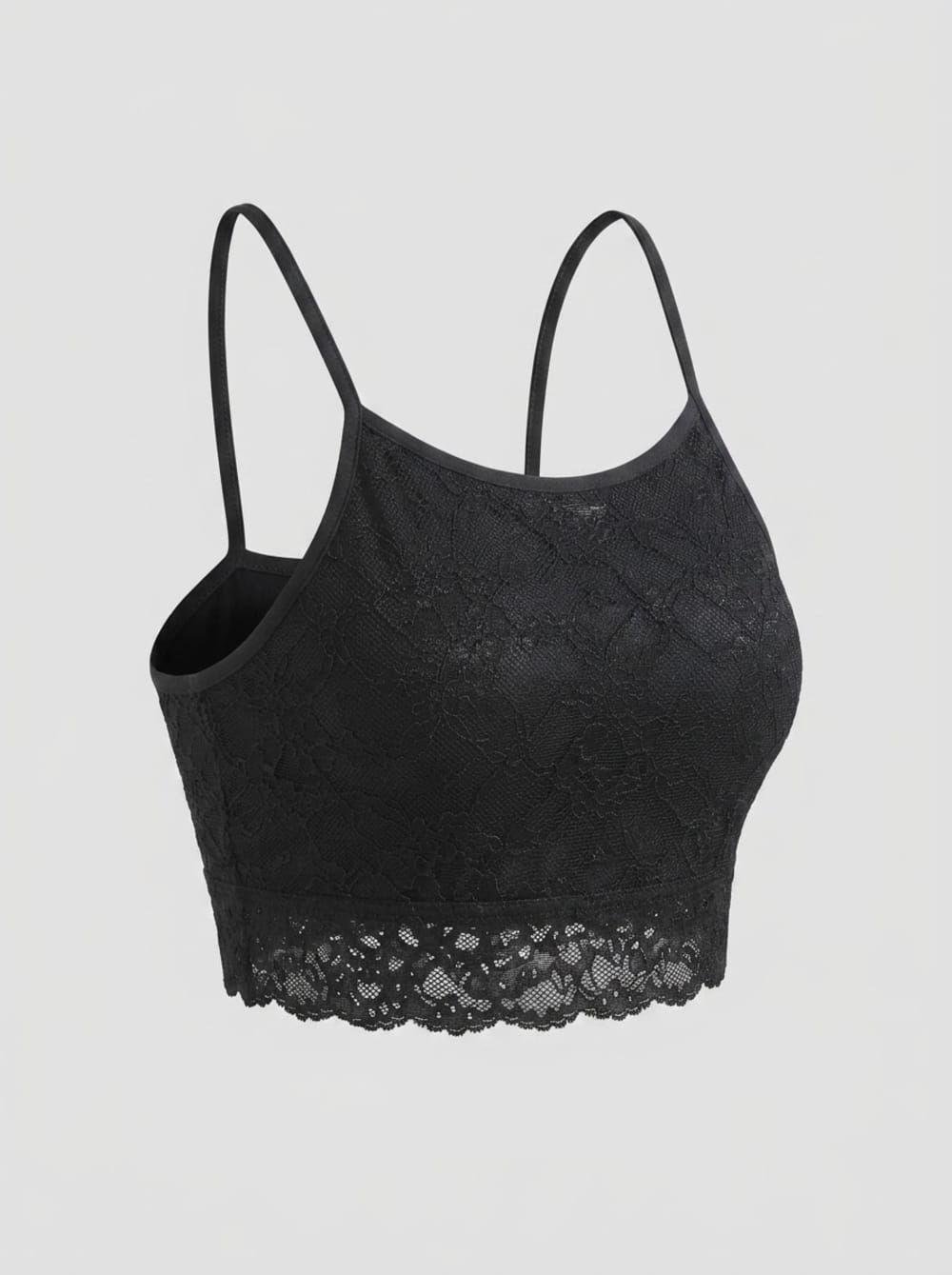 Bralette Encaje Detalle Entrecruzado Nylon Niña LADY GENNY-1