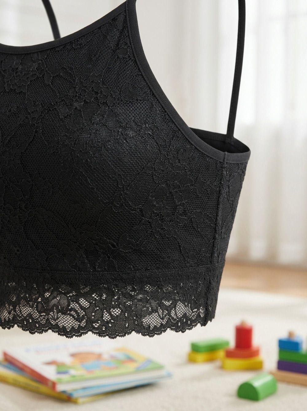 Bralette Encaje Detalle Entrecruzado Nylon Niña LADY GENNY-7