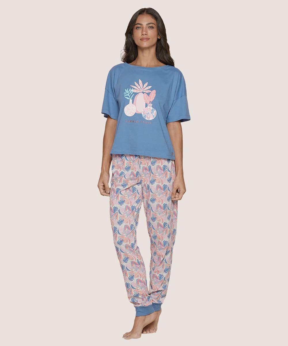 Pijama Algodón Estampado | Suavidad en tus Noches-3