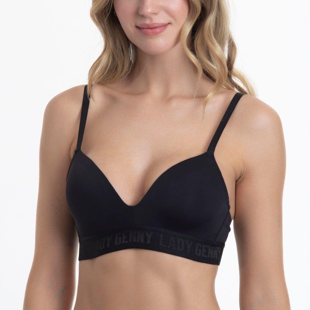 Sosten Microfibra Estampada Soft Sin Arco Mujer LADY GENNY-0