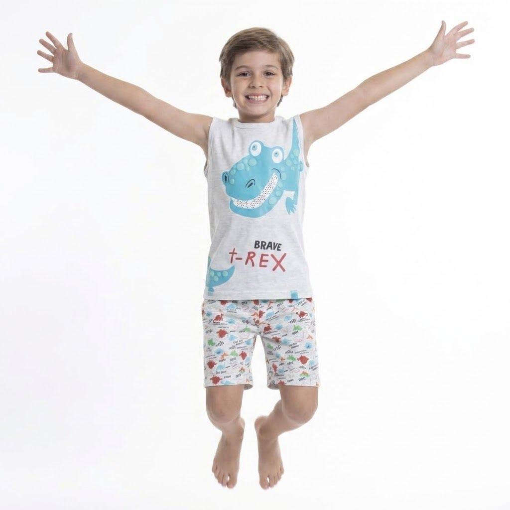 Pijama Verano Niños T-REX | Aventura y Comodidad-3