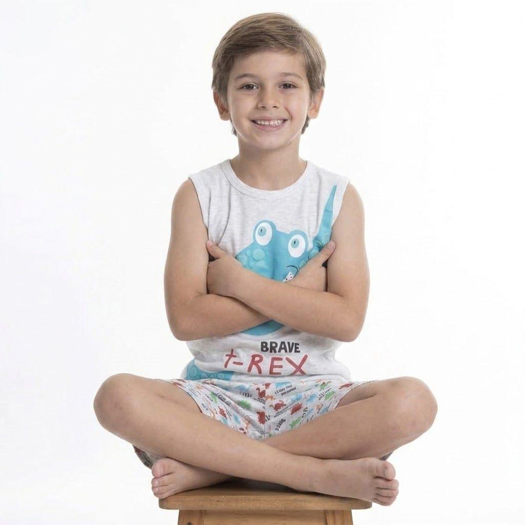 Pijama Verano Niños T-REX | Aventura y Comodidad-4