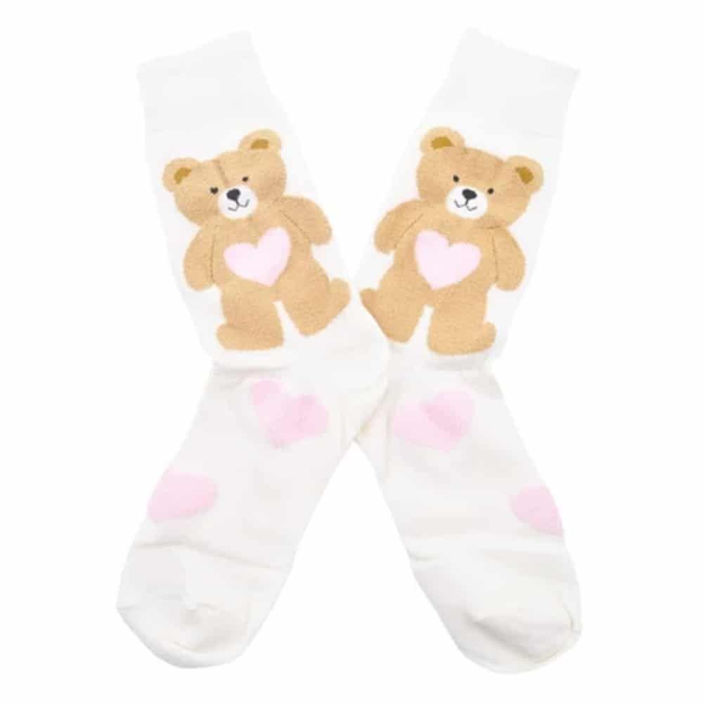 Calcetines Algodón Osito Corazón Unisex Adulto-2