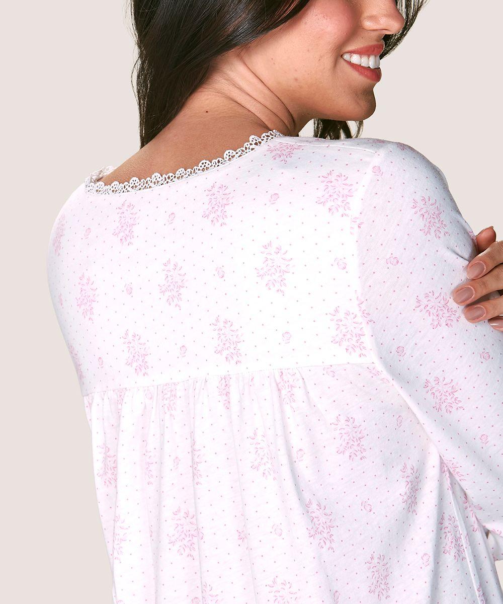 Camisa Cotton Estampado | Comodidad Romántica-3