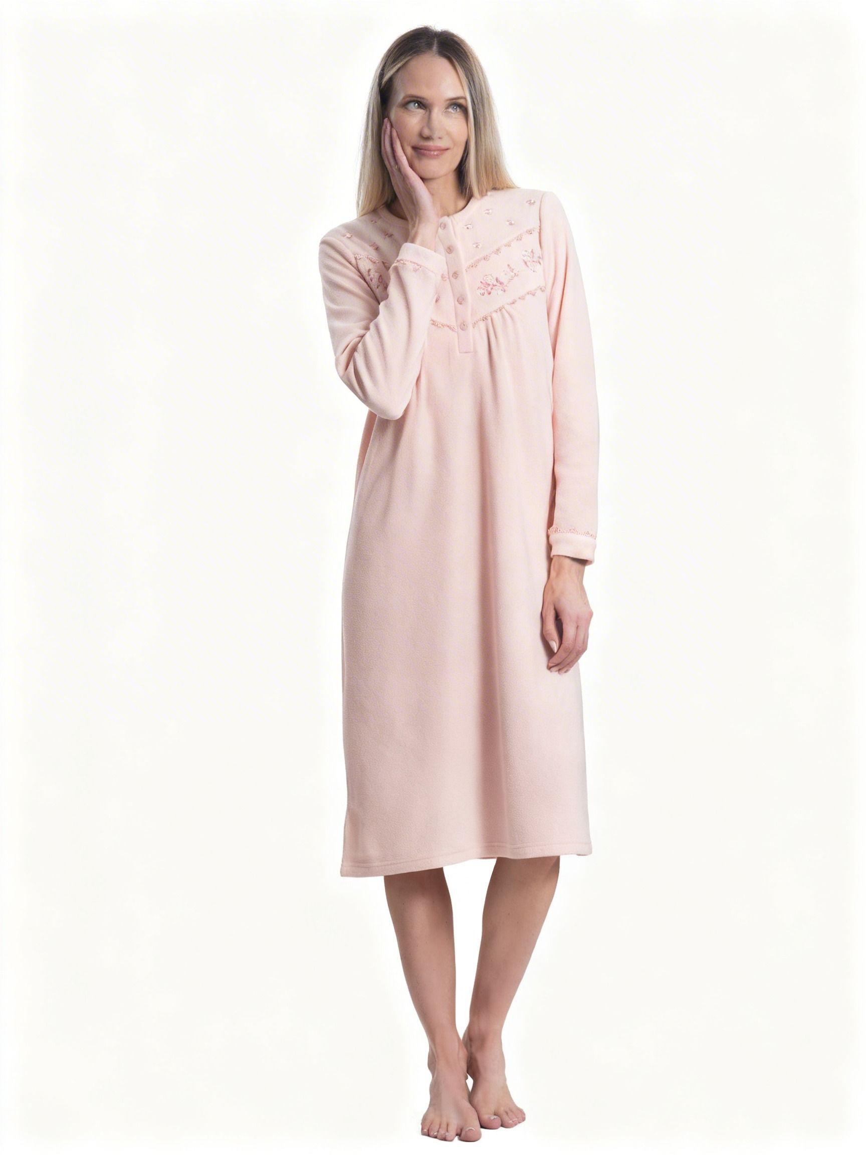 Camisa micropolar liso con bordado | Calidez y Suavidad-5