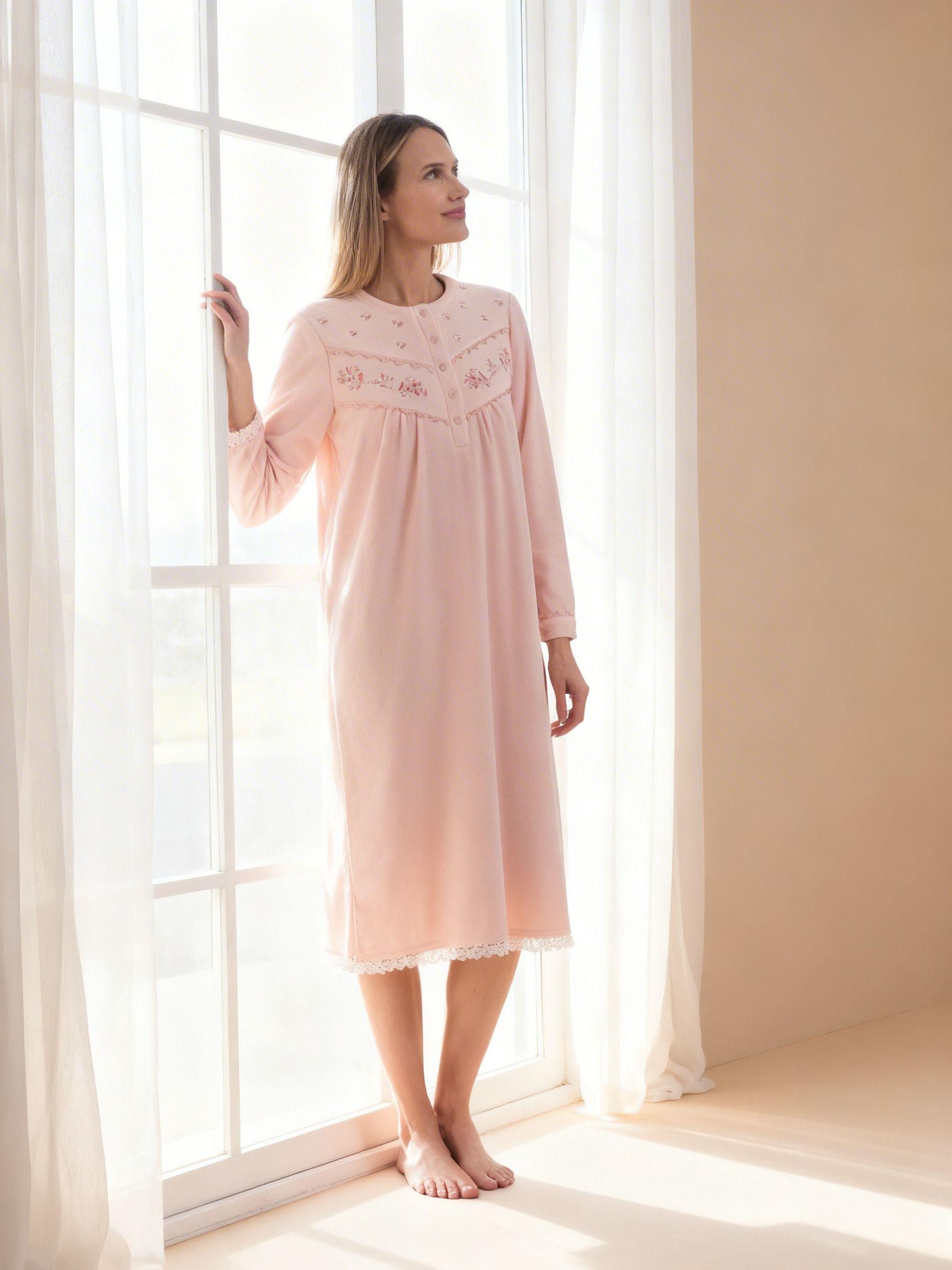 Camisa micropolar liso con bordado | Calidez y Suavidad-8