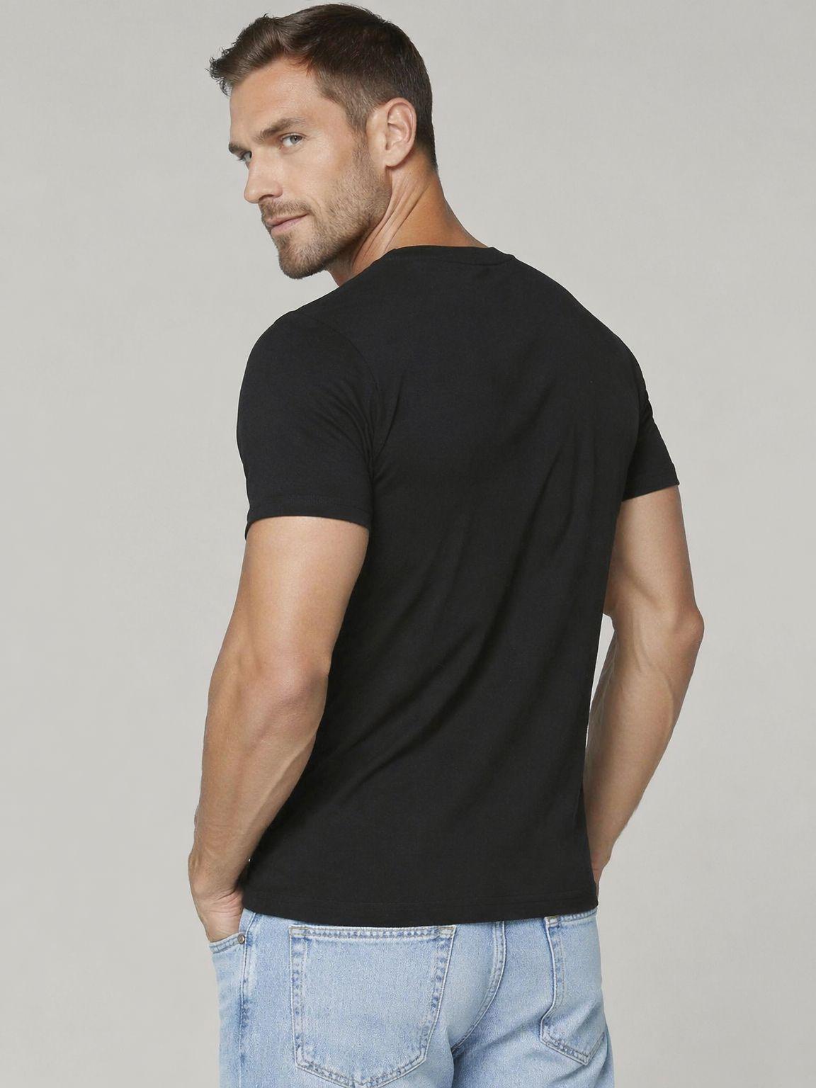 Camiseta Cotton Rib Manga Corta Cuello Redondo-3