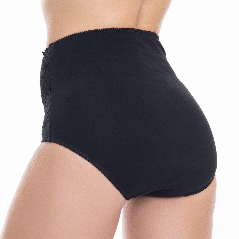 Pantaleta Maxi de Algodón con Encaje -2