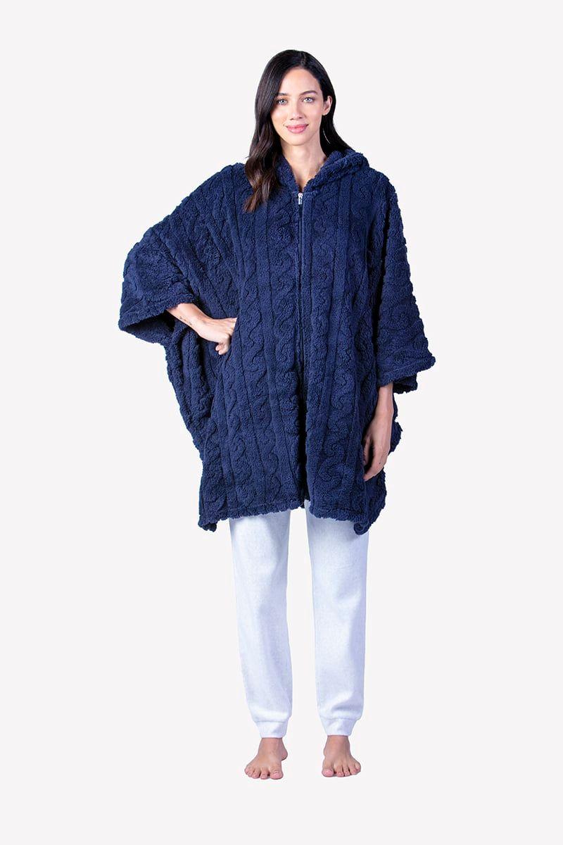 Poncho Polar con Cierre Lady Genny - Calidez y Estilo-0