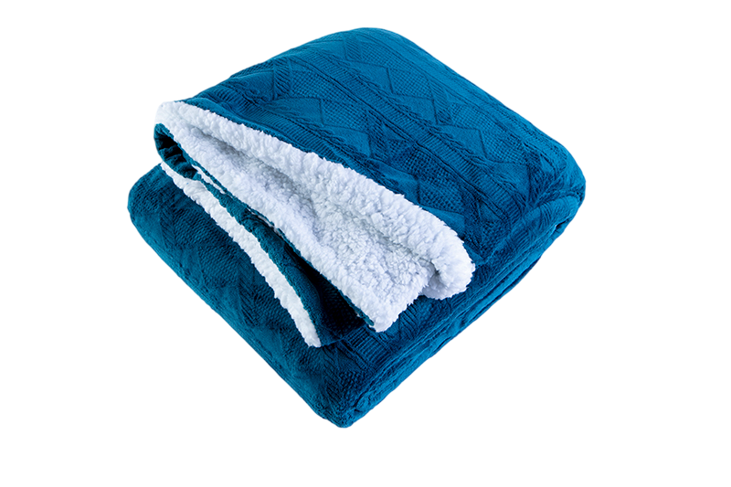 Frazada Sherpa Lady Genny 2 Plazas-2