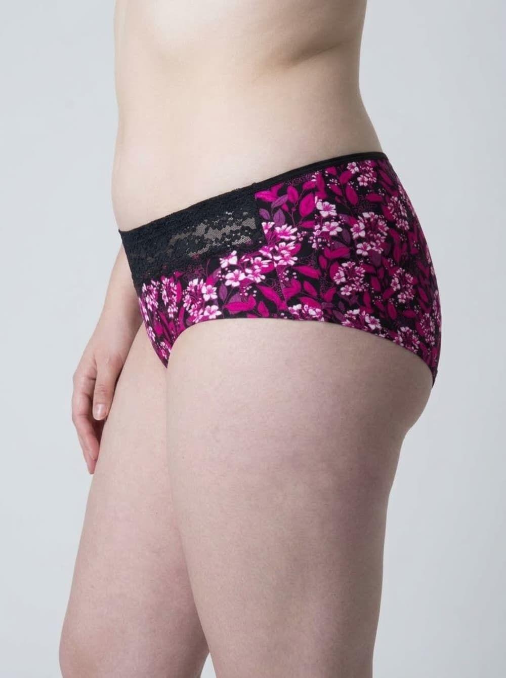 Calzon cuadro invisible encaje Poliamida Mujer Lady Genny-2