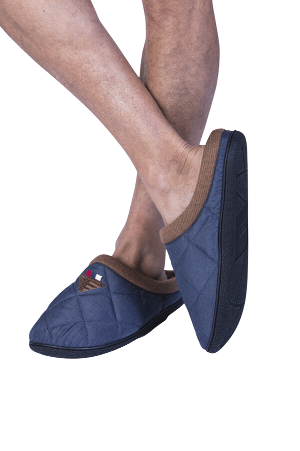 Pantufla Para Hombre Invierno Abierta-1