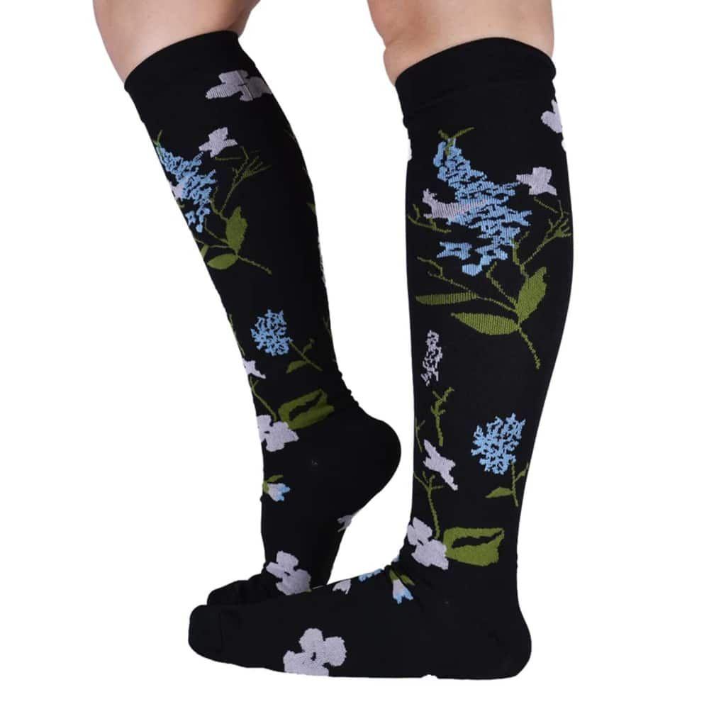 Bucaneras Compresión Flores Rosadas Mujer Nylon TORNASOL-0