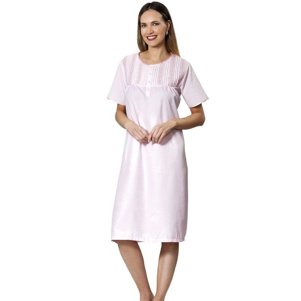 Camisa Popelina Con Broderie Manga Corta-2