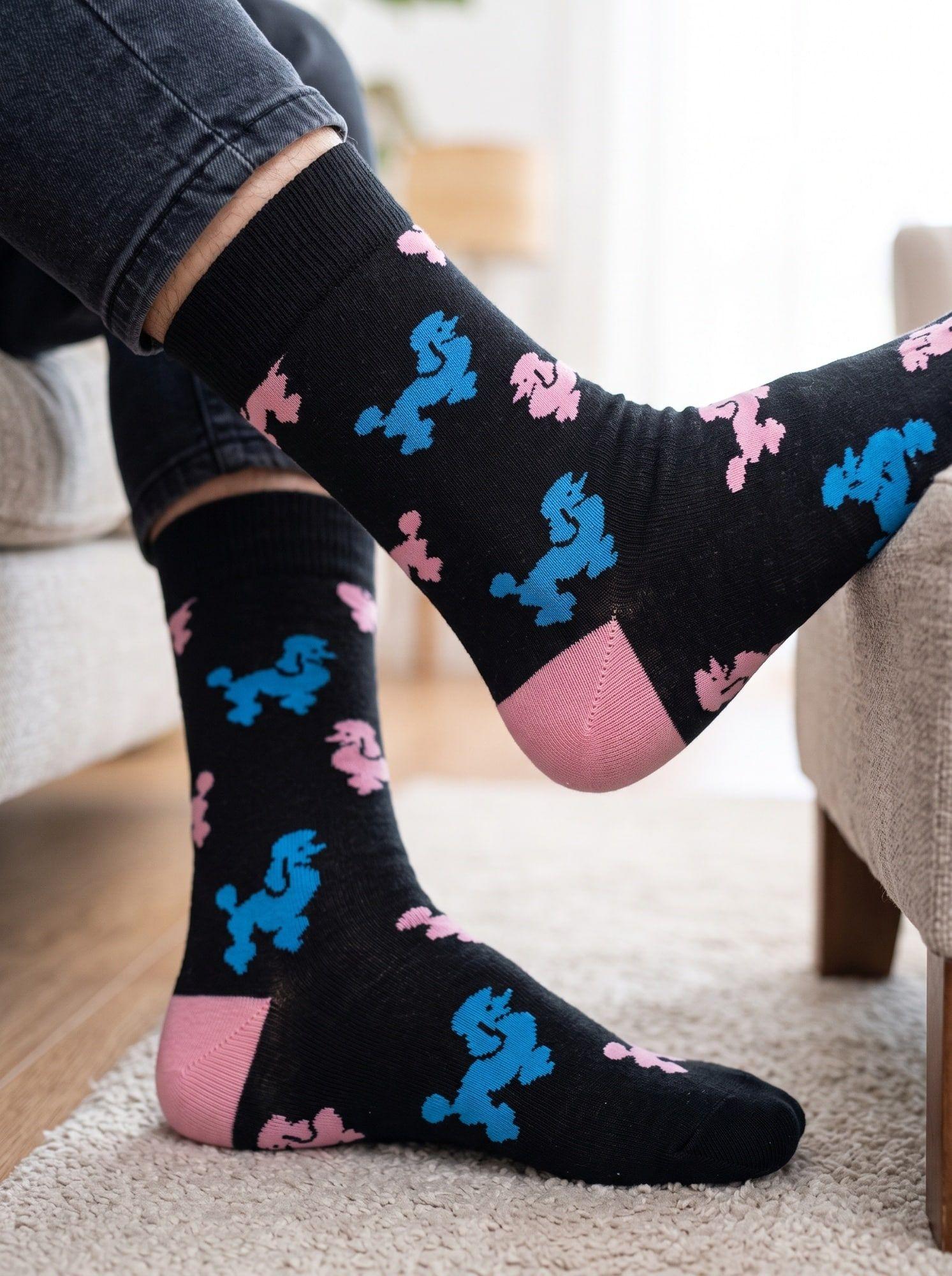 Calcetines Soquete Algodon Perritos Fashion Unisex Adulto-4