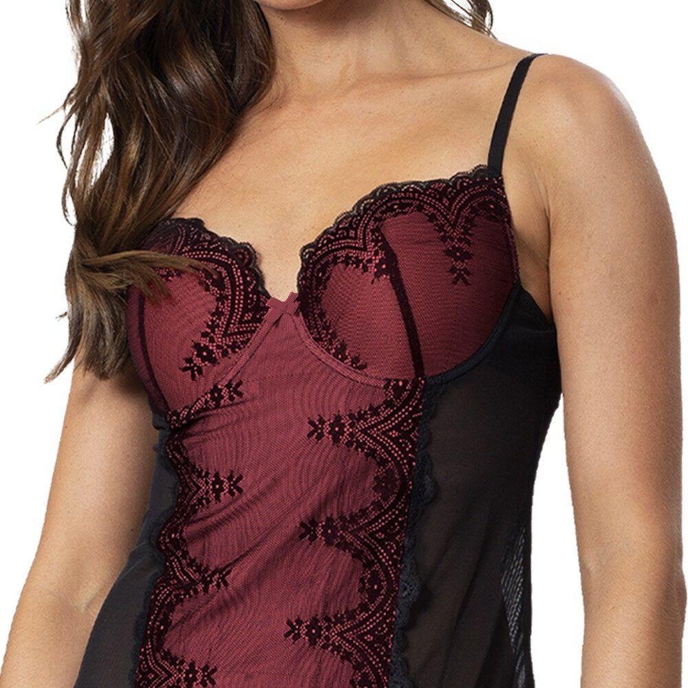 Babydoll Con Copas Y Encaje Y Colaless | Sensual Y Cómodo-2