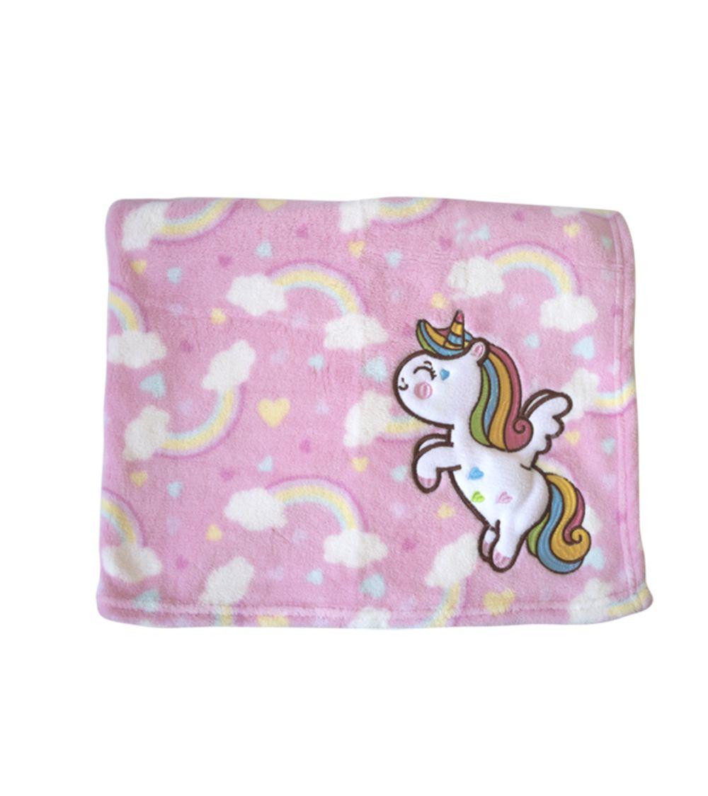 Manta extra suave bebe unicornio | Maximo confort y calor-0